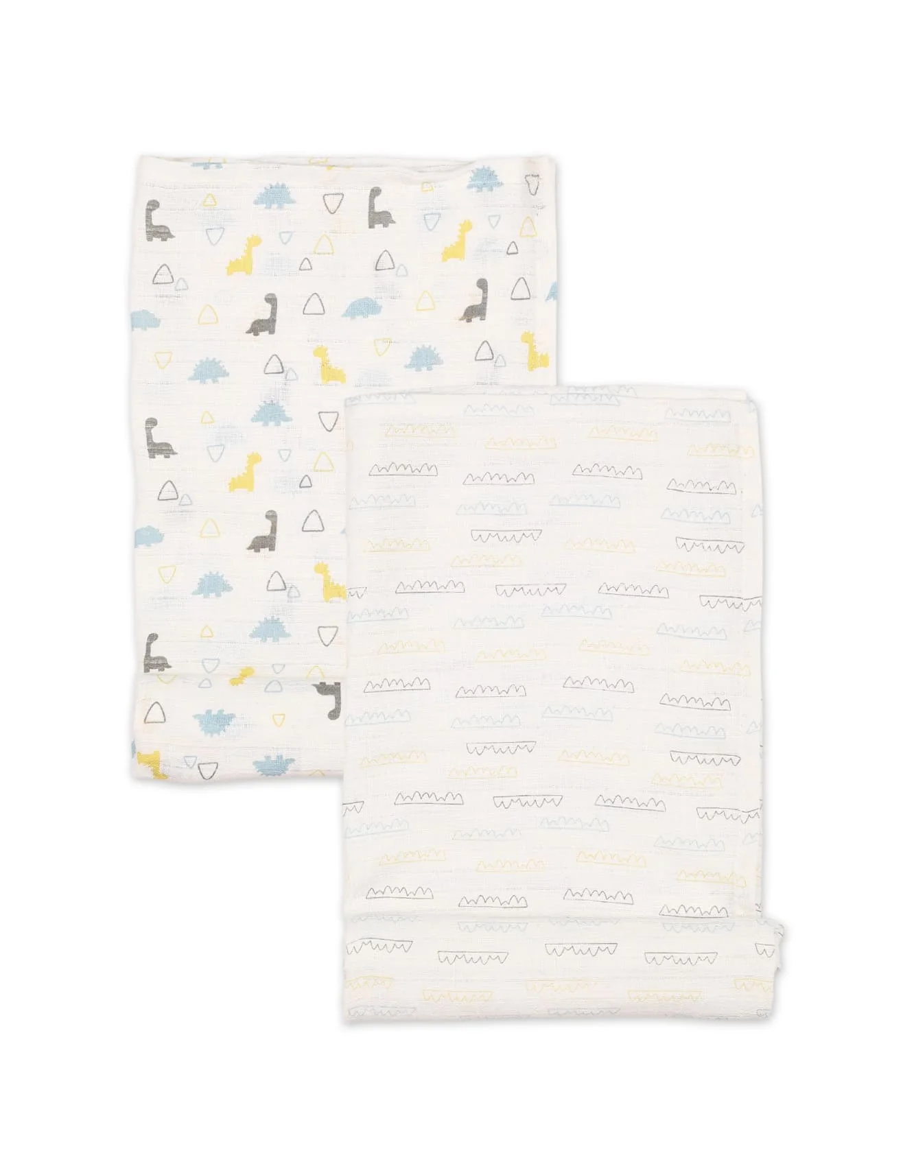 Muslin Sheets Pack of 2 Bambies® Doodle White at Zubaidas Official™ Pakistan