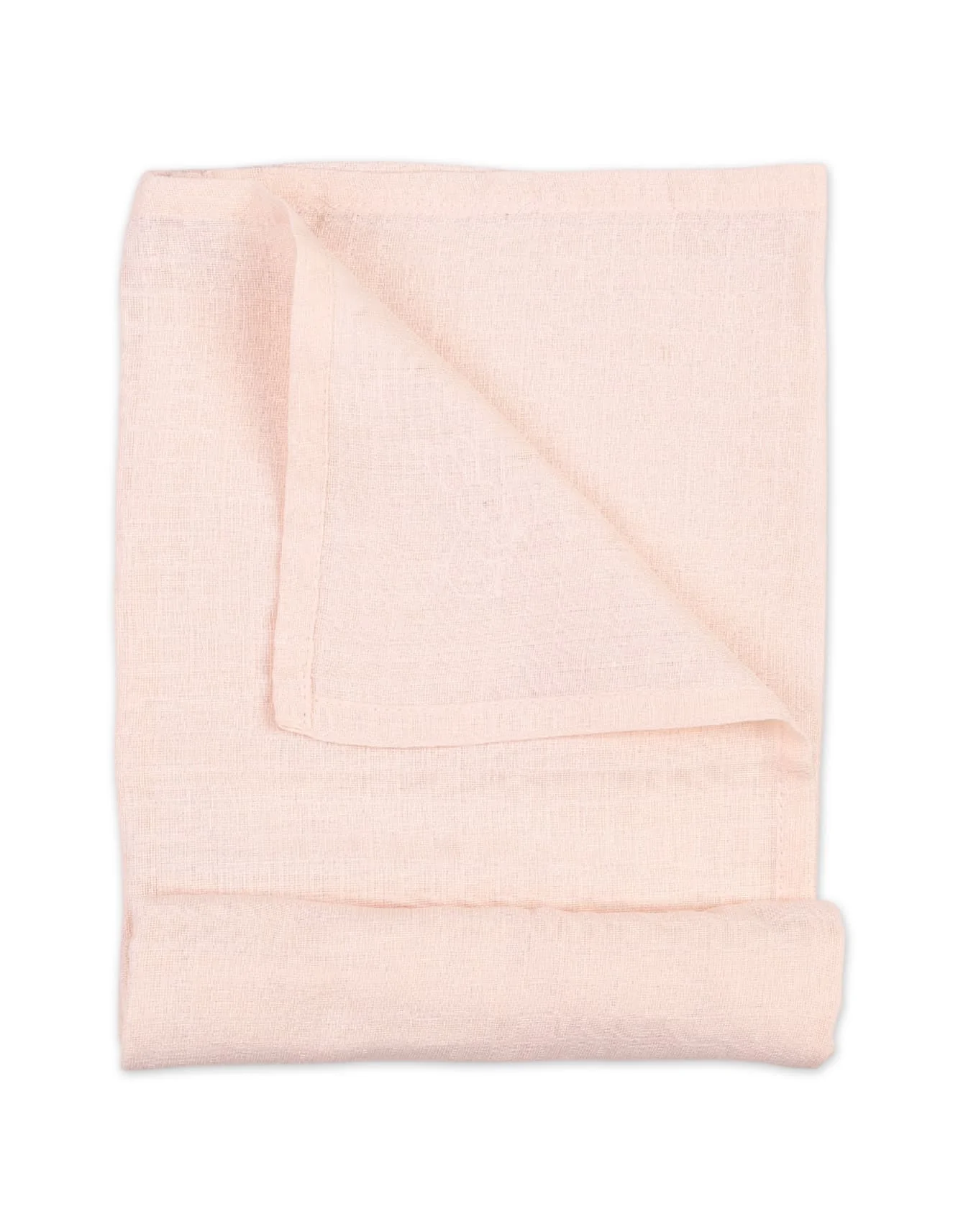 Muslin Sheets Pack of 2 Bambies Hearts Beige and Light Pink at Zubaidas - Image 3