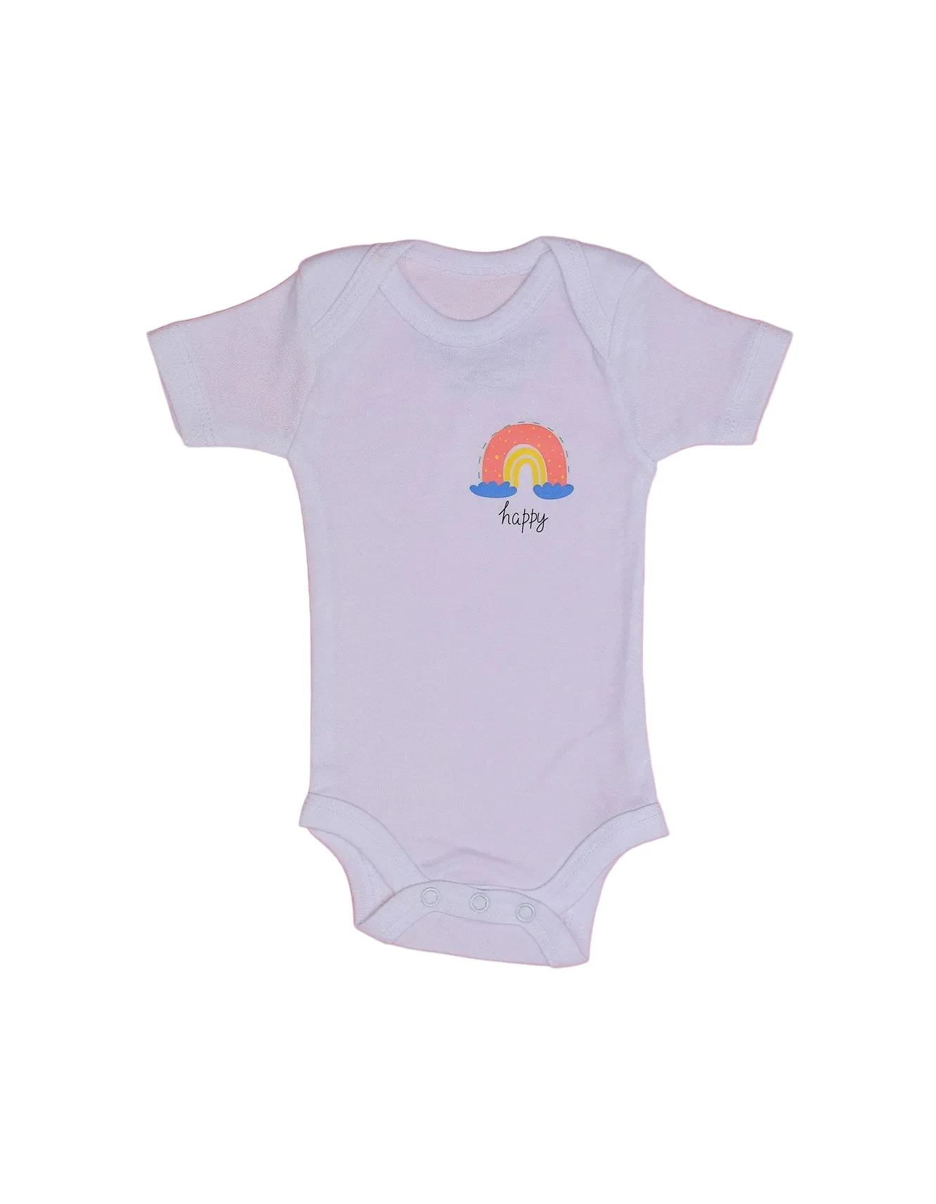 Newborn Baby Body Suits White Bambies Pack of 3 at Zubaidas - Image 3