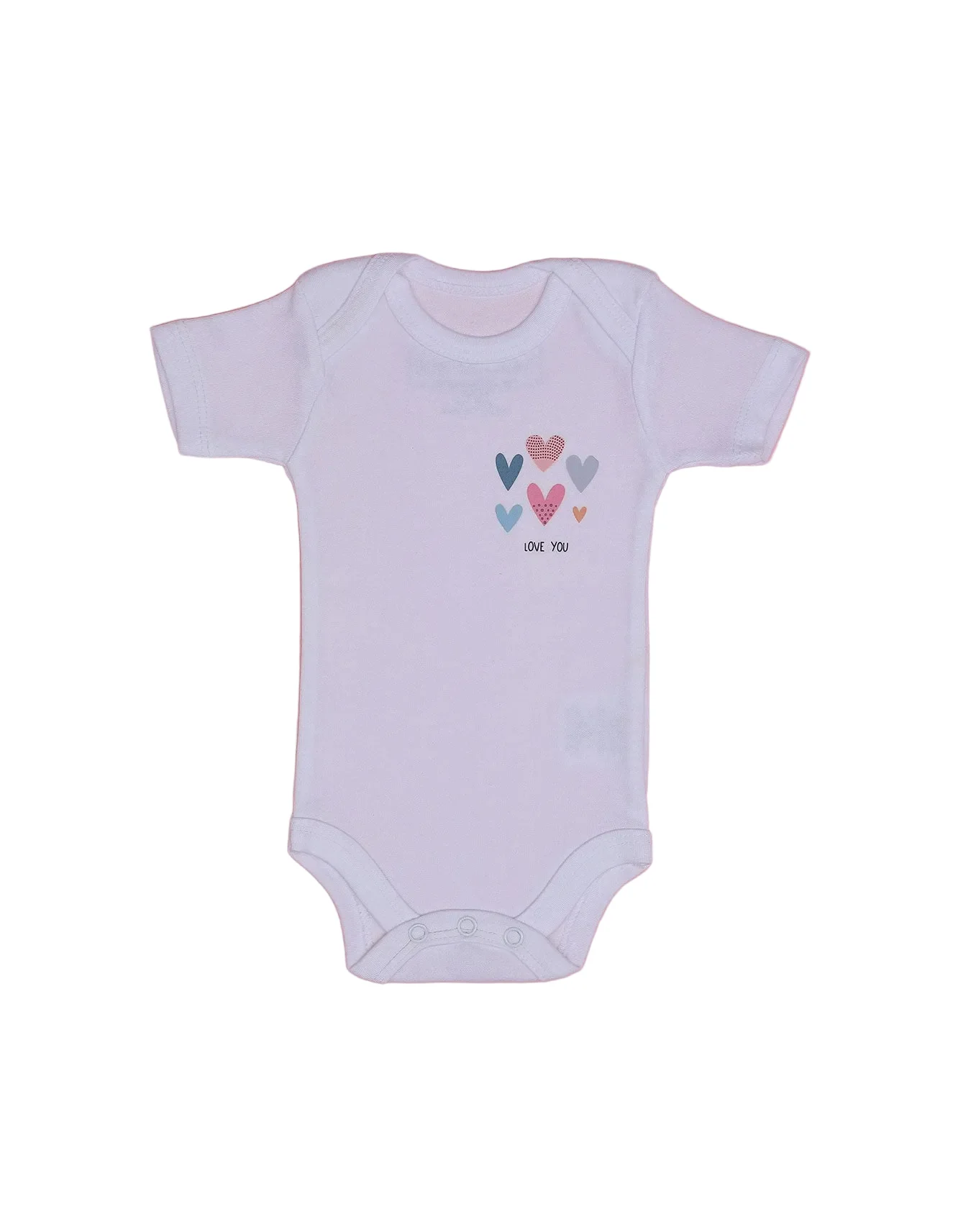 Newborn Baby Girls Body Suit White - Pack of 3 - Image 2