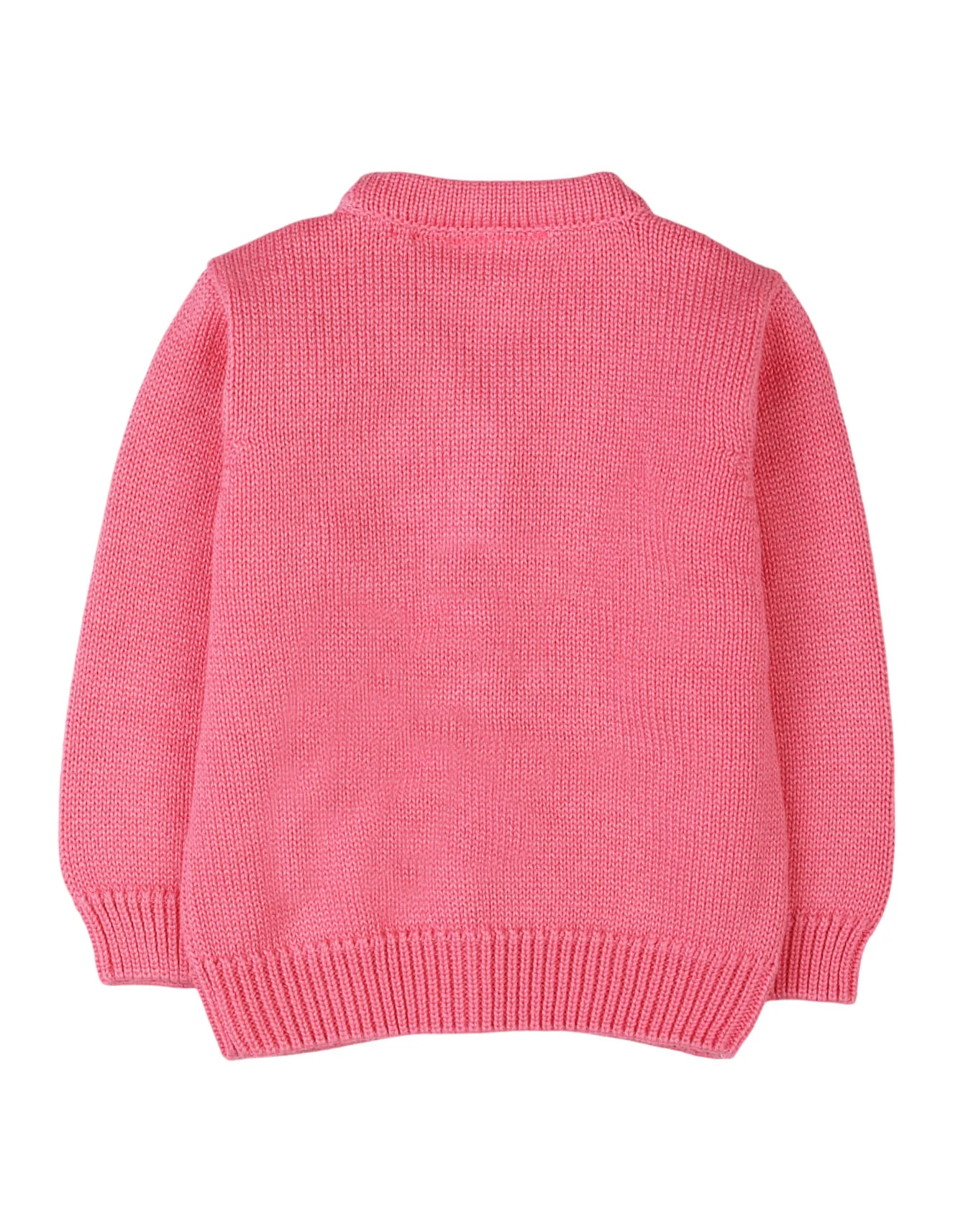 Newborn Baby Girls Winter Cardigan Knitted Bambies Pink at Zubaidas - Image 3