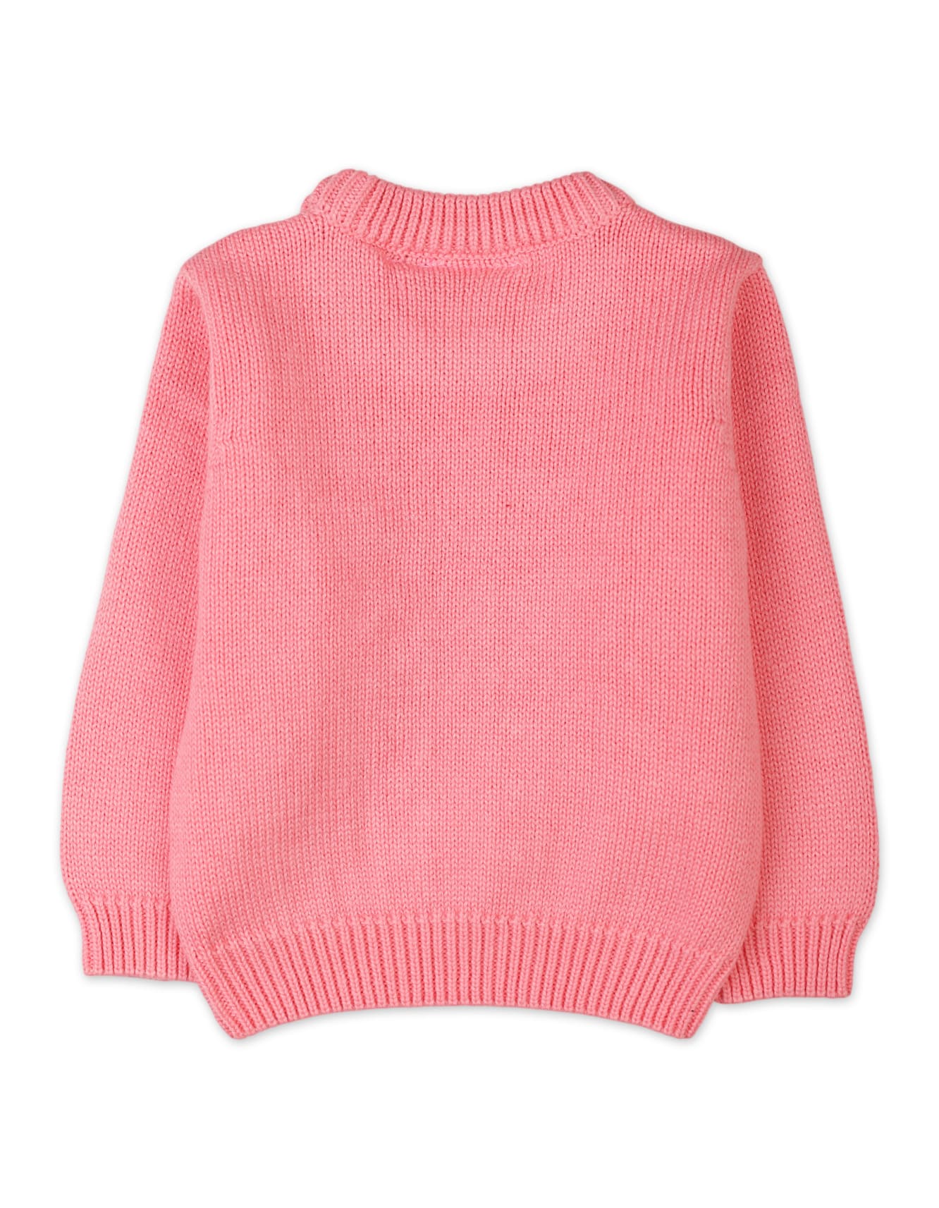 Newborn Baby Girls Winter Woolen Tops Bambies Cable Knit Pink at Zubaidas - Image 3