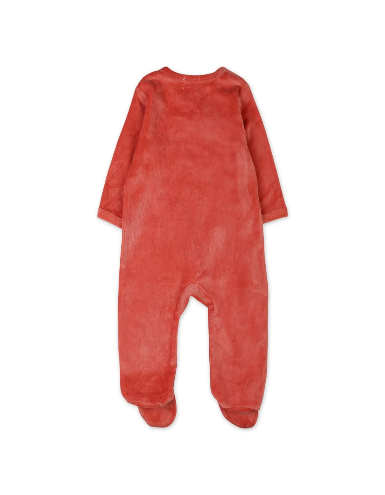 Newborn Baby Winter Rompers Bambies Bear Embroidered Footed Rust at Zubaidas - Image 3