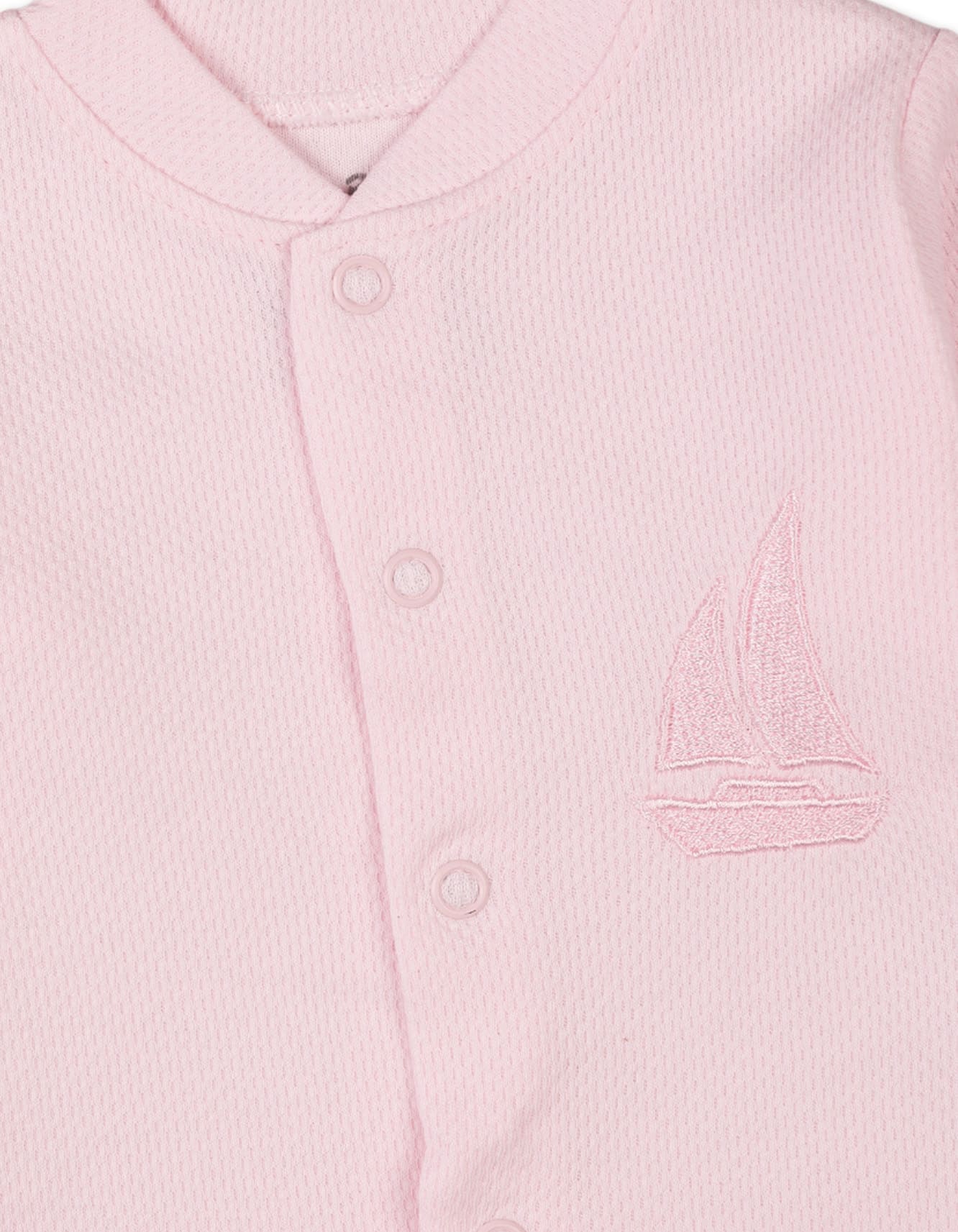 Newborn Girls Romper with Cap Light Pink Premium Turkish Collection at Zubaidas - Image 3