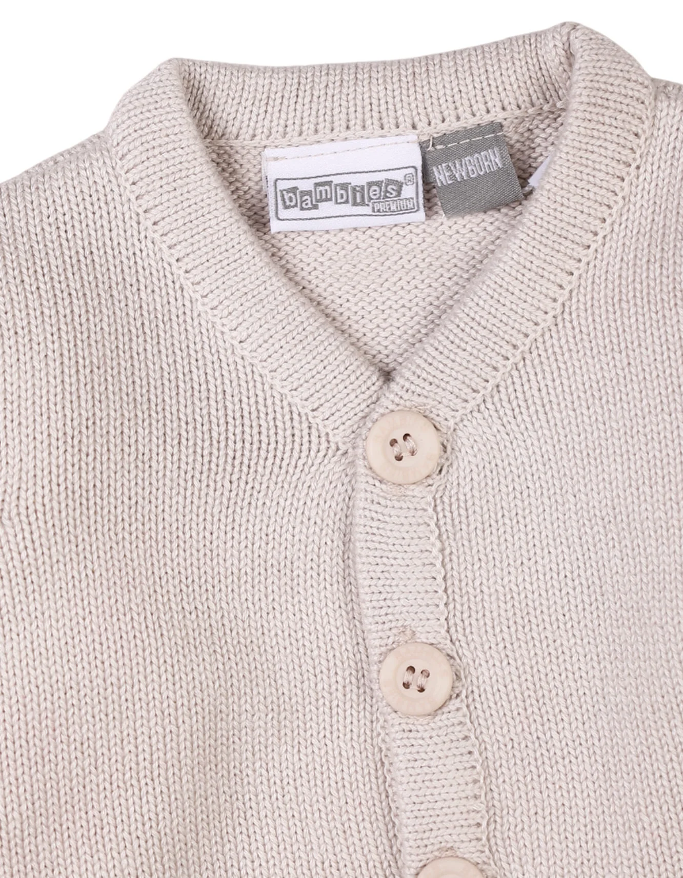 Newborn Girls Winter Sweater Cardigans Bambies Off White at Zubaidas - Image 2