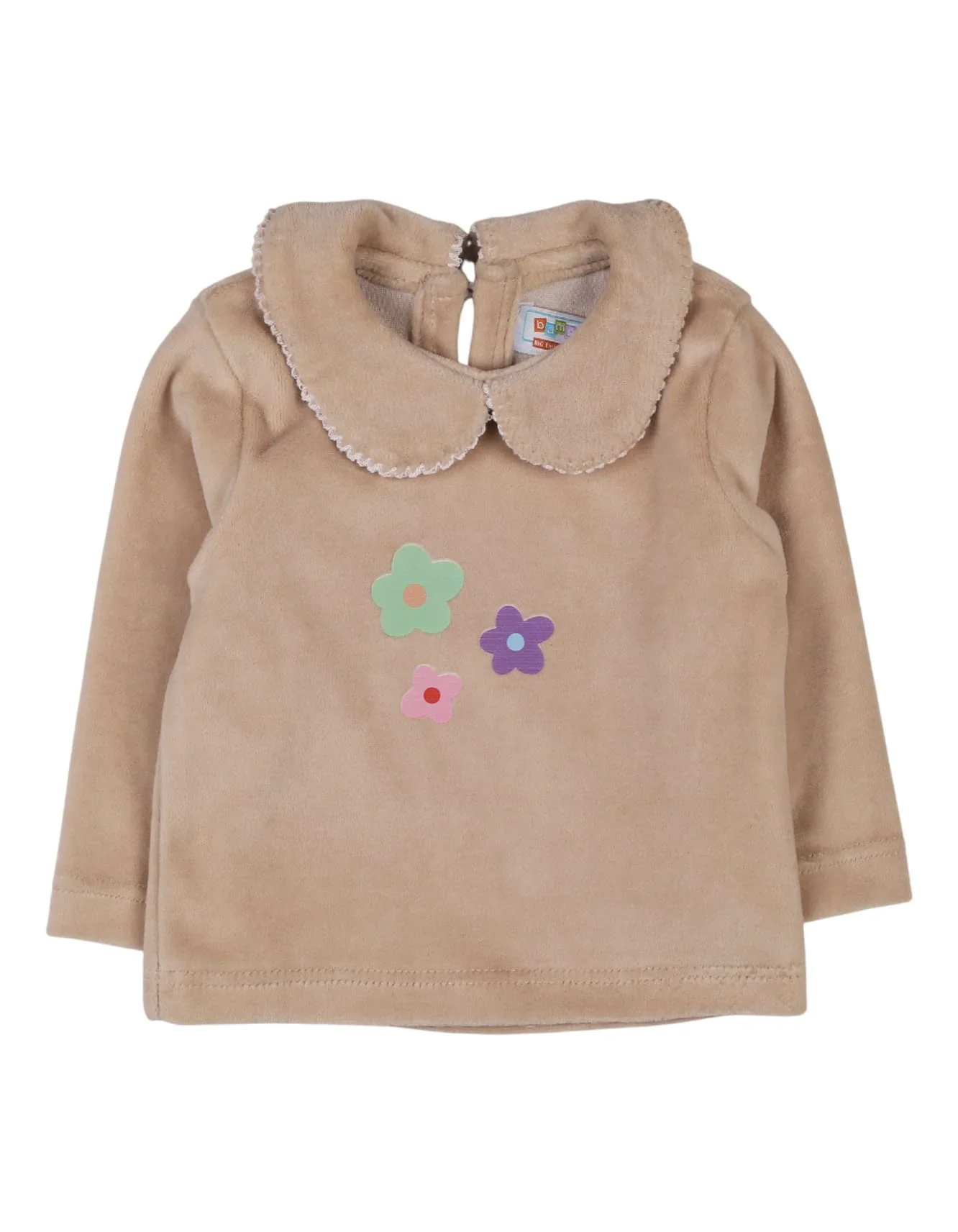 Newborns Baby Girls 2 Pieces Winter Outfit Bambies Beige at Zubaidas - Image 2
