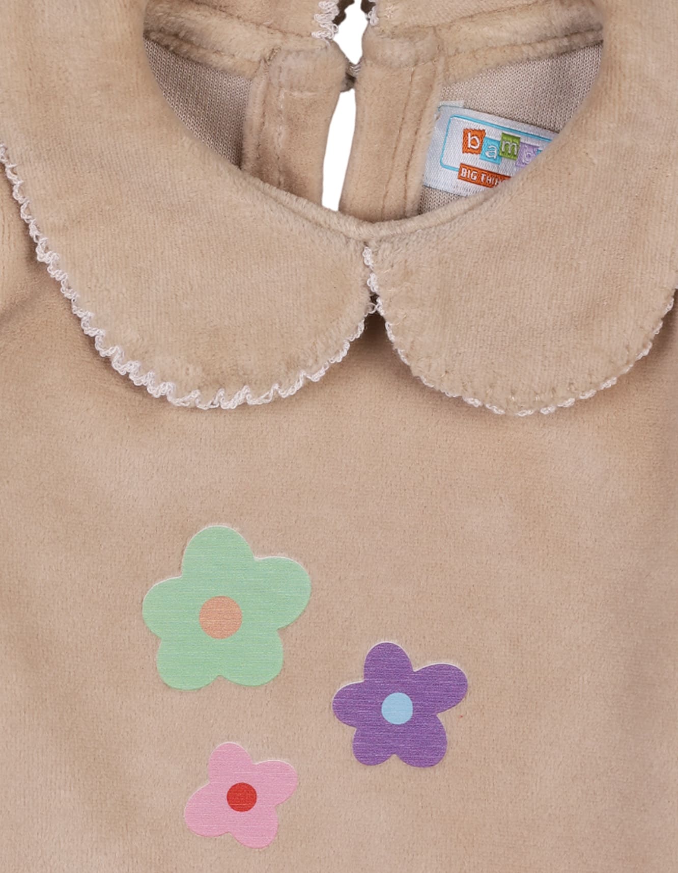 Newborns Baby Girls 2 Pieces Winter Outfit Bambies Beige at Zubaidas - Image 4