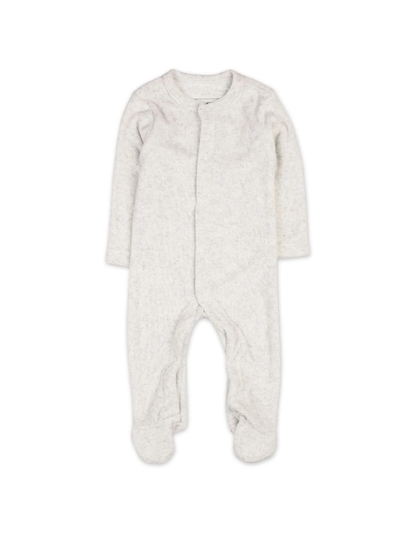 Newborns Baby Winter Romper Bambies Light Grey at Zubaidas