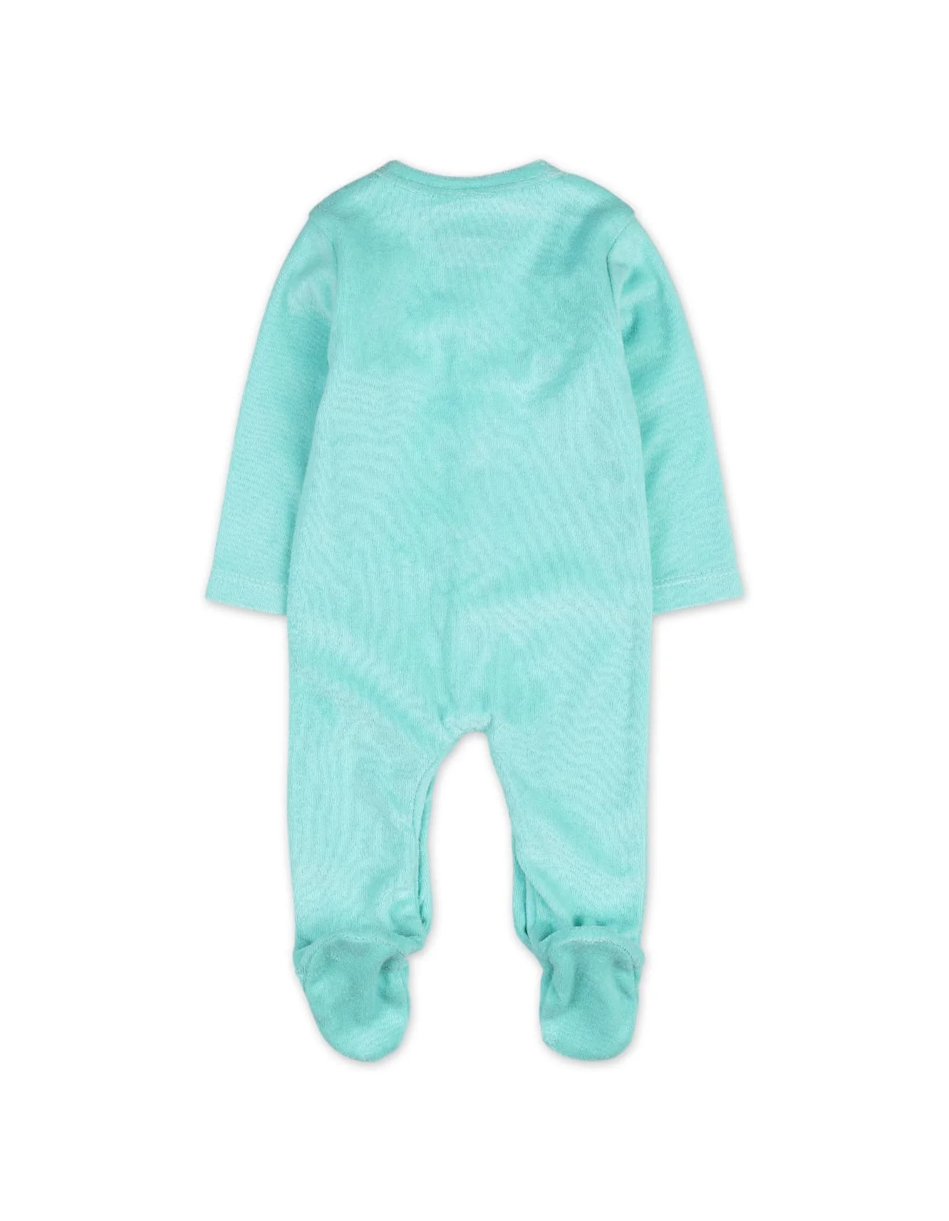 Newborns Baby Winter Romper Bambies Turquoise at Zubaidas - Image 2