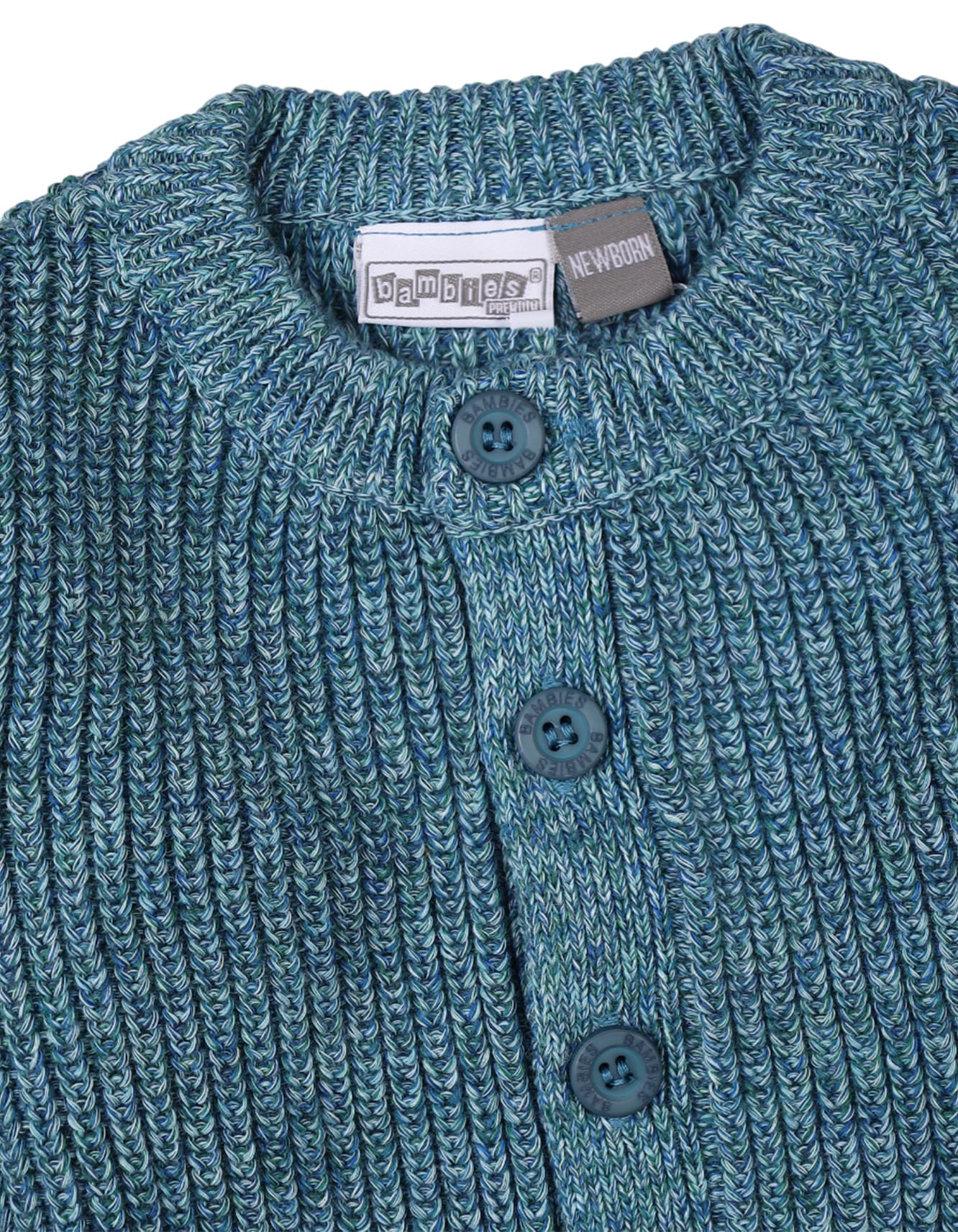 Newborns Knitted Winter Suits Bambies Greyish Blue at Zubaidas - Image 5