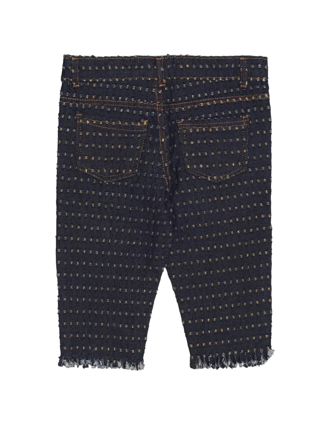 Zubaida's Pant Twill Blue Square Glitter for Girls - Image 2