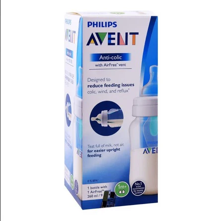 Philips Avent Anti-Colic Bottle PP 9OZ 1PK Kepler SCF813/14 at Zubaidas Official™ - Image 7