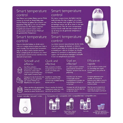 Philips Avent Premium Fast Bottle Warmer SCF358/00 at Zubaidas Official™ Pakistan - Image 4