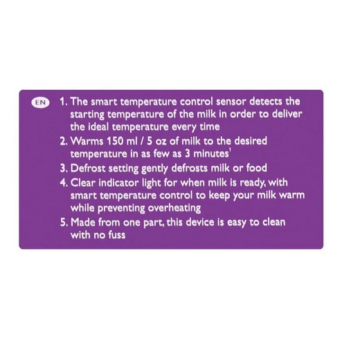 Philips Avent Premium Fast Bottle Warmer SCF358/00 at Zubaidas Official™ Pakistan - Image 5
