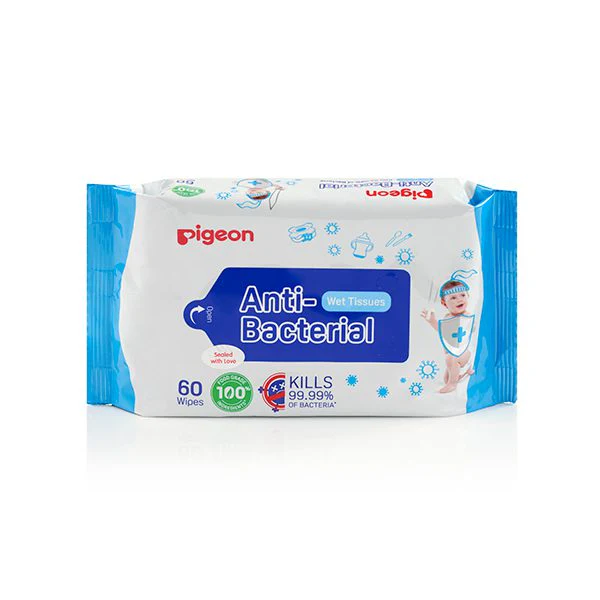 Zubaida's Pigeon Anti-Bacterial Wet Tissue, 60s - P26351
