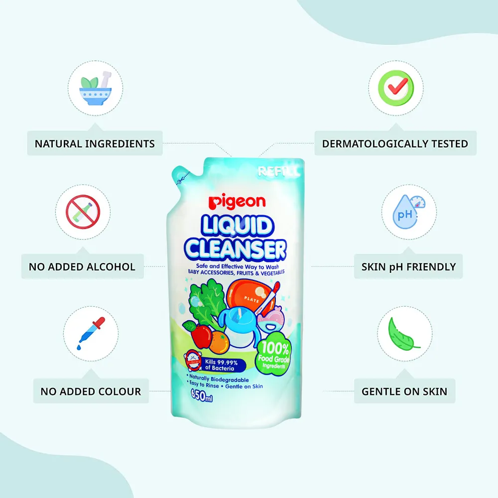 Zubaida's Pigeon Liquid Cleanser Refill 650 ML - M969 - Image 3
