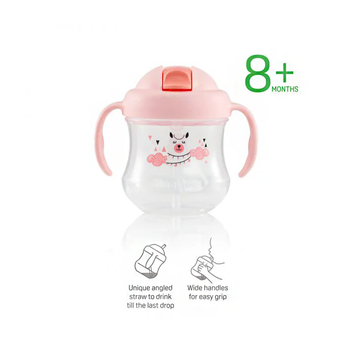 Zubaida's Pigeon Mag Mag Straw Cup Matte Pink - D79236 - Image 3