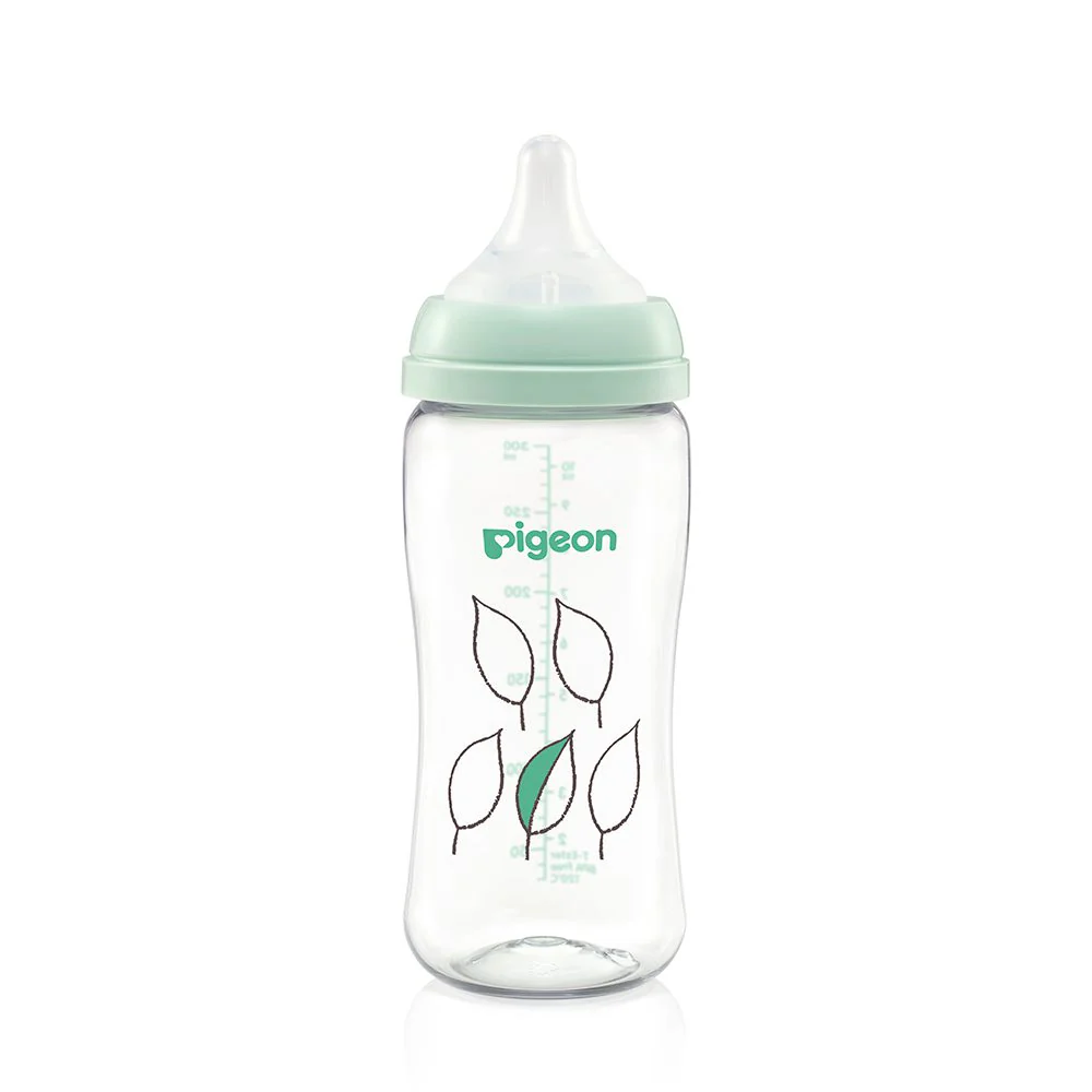 Zubaida's Pigeon Softouch Wide Neck Feeder T-Ester 300ml Leaf - A79451