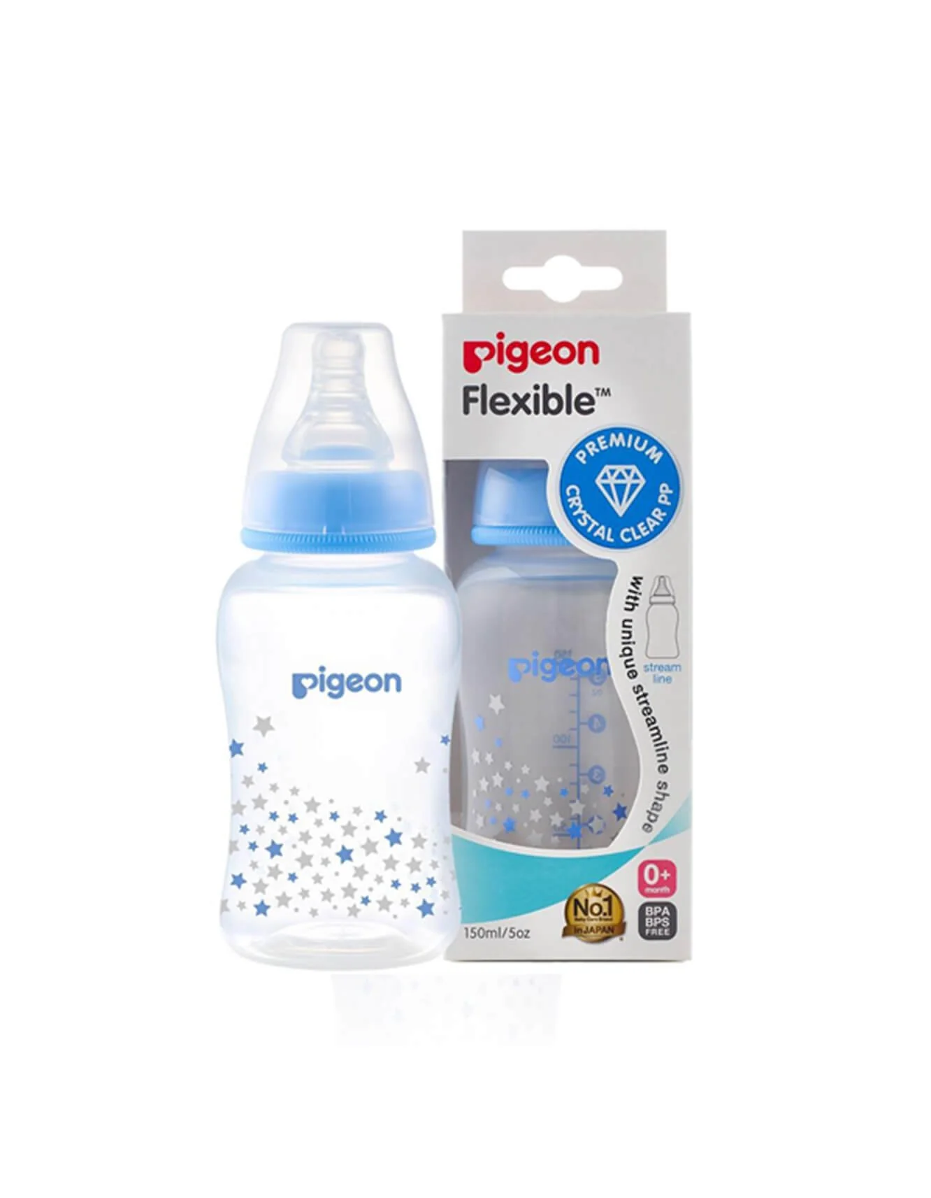 Zubaida's Pigeon Standard Neck Pp Printed Bottle 150 Ml, Blue - A78282 - Image 2