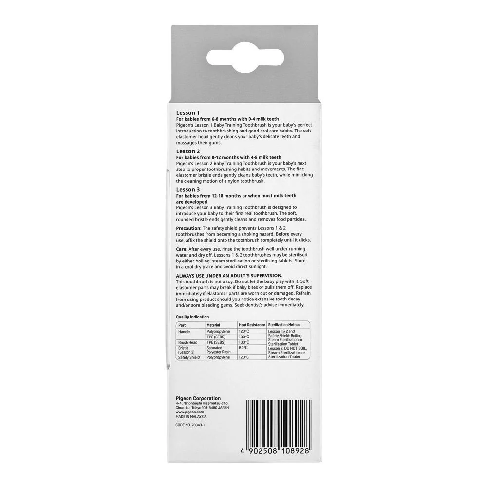 Zubaida's Pigeon Training Toothbrush Lesson 123 Set - K78343-1 - Image 3