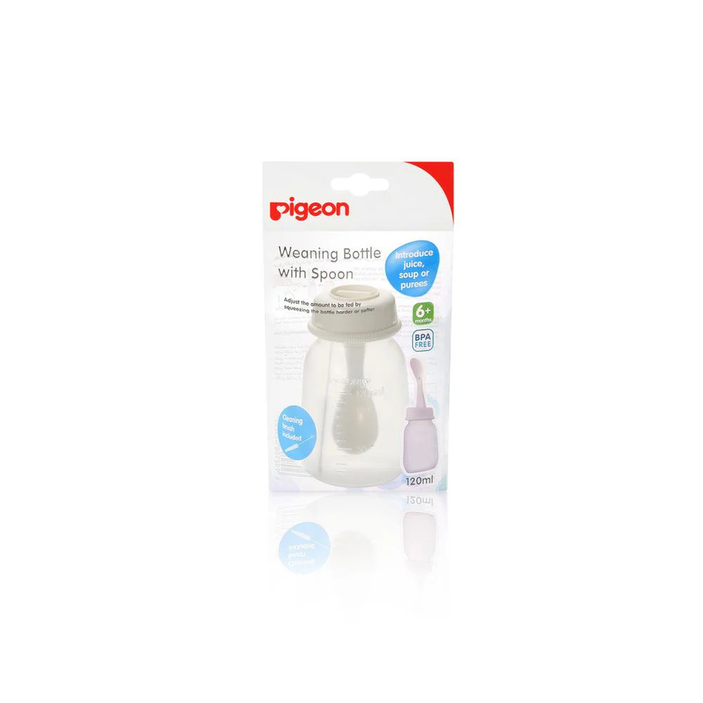 Zubaida's Pigeon Weaning Bottle With Spoon 120Ml - D328 - Image 2