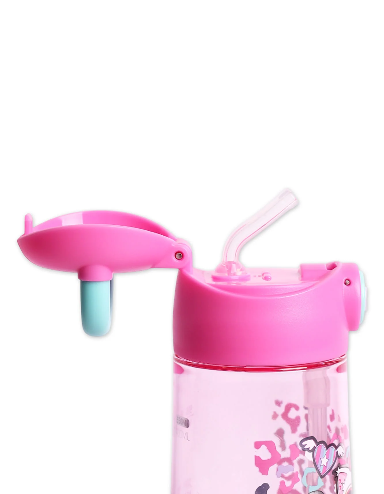 Water Bottle Pink Kitty with Straw at Zubaidas Official™ Pakistan - Image 3