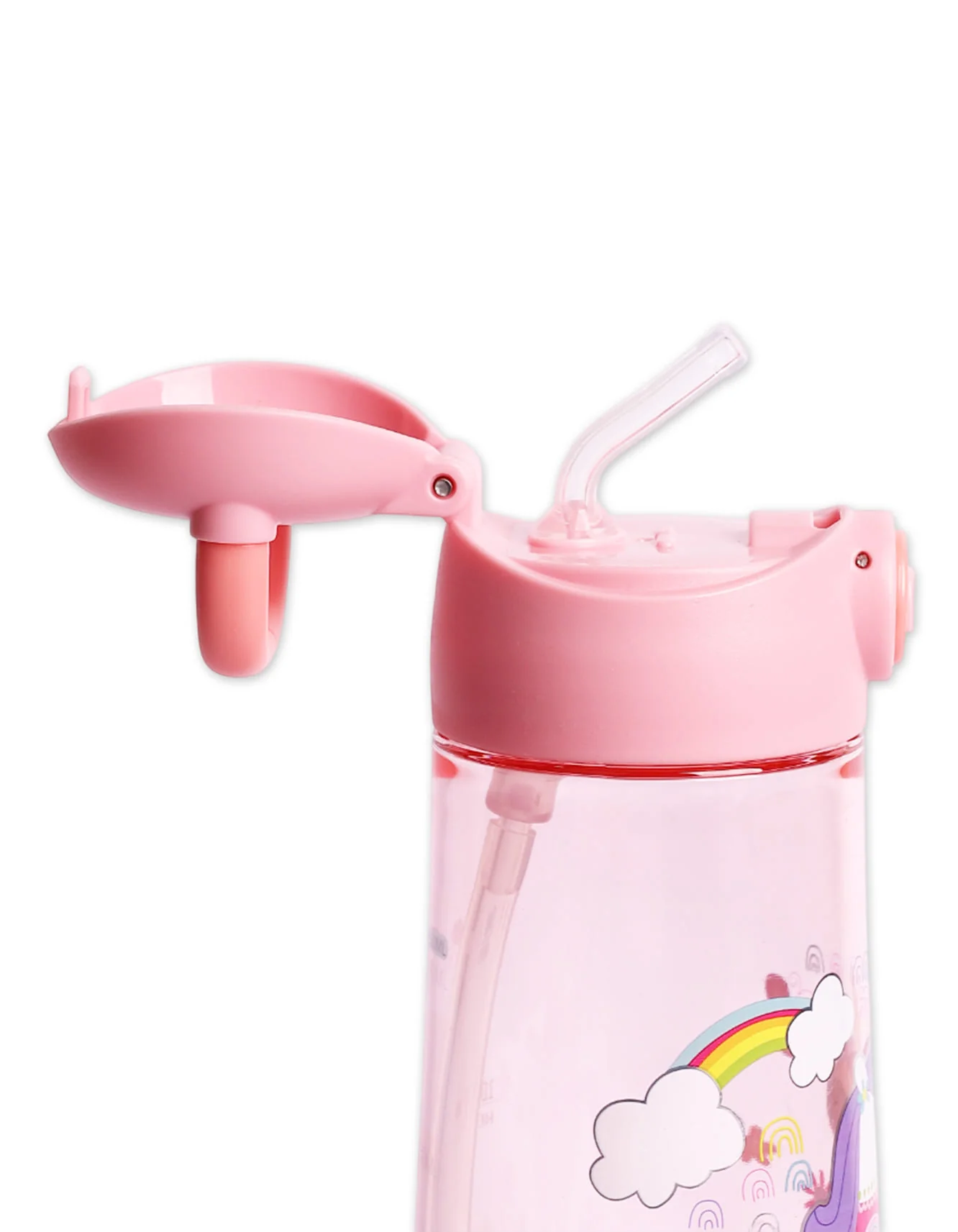 Water Bottle Pink Unicorn with Straw at Zubaidas Official™ Pakistan - Image 3