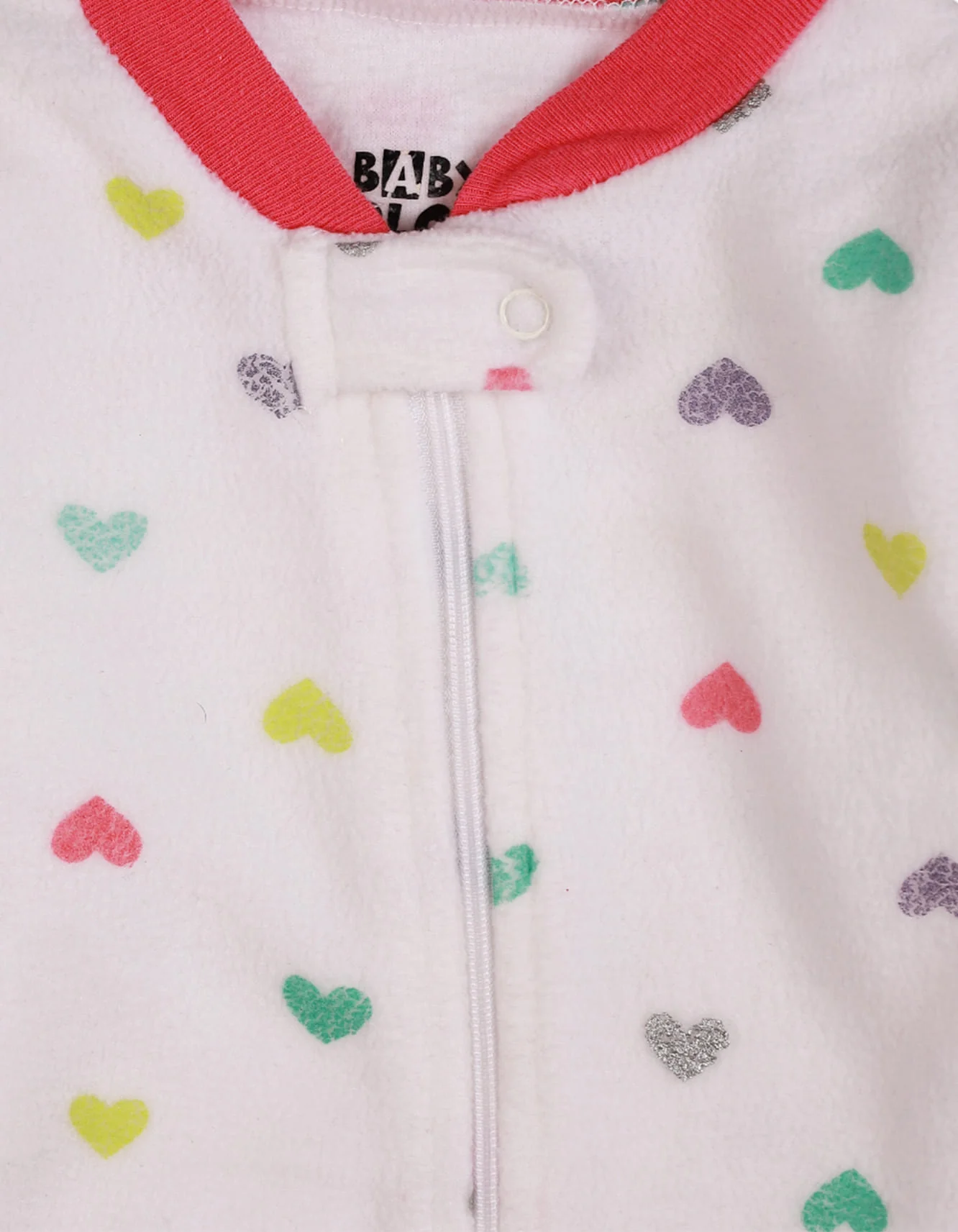 Romper Fleece Multi Hearts at Zubaidas Official™ Pakistan - Image 3