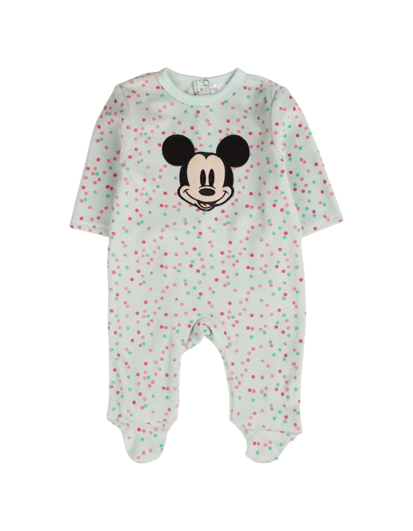 Bambies® Romper Velor Micky Multi-Color Polka Dots at Zubaidas Official™ Pakistan