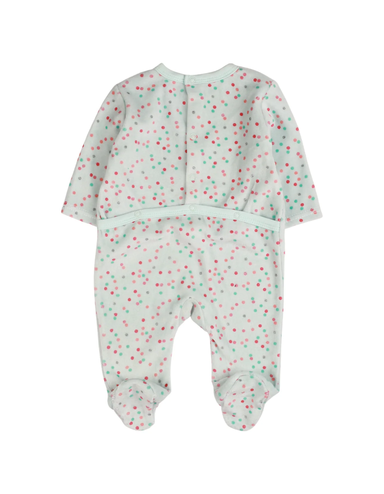 Bambies® Romper Velor Micky Multi-Color Polka Dots at Zubaidas Official™ Pakistan - Image 2