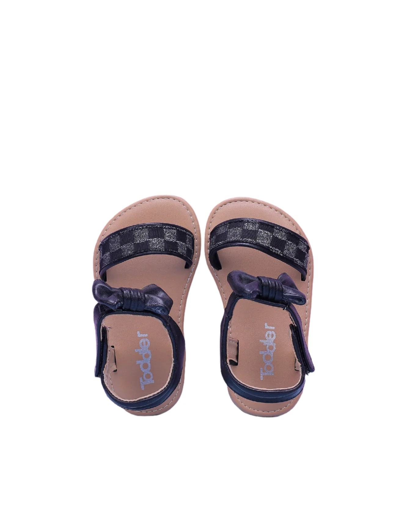 Sandal Black with Bow for Girls - Image 2