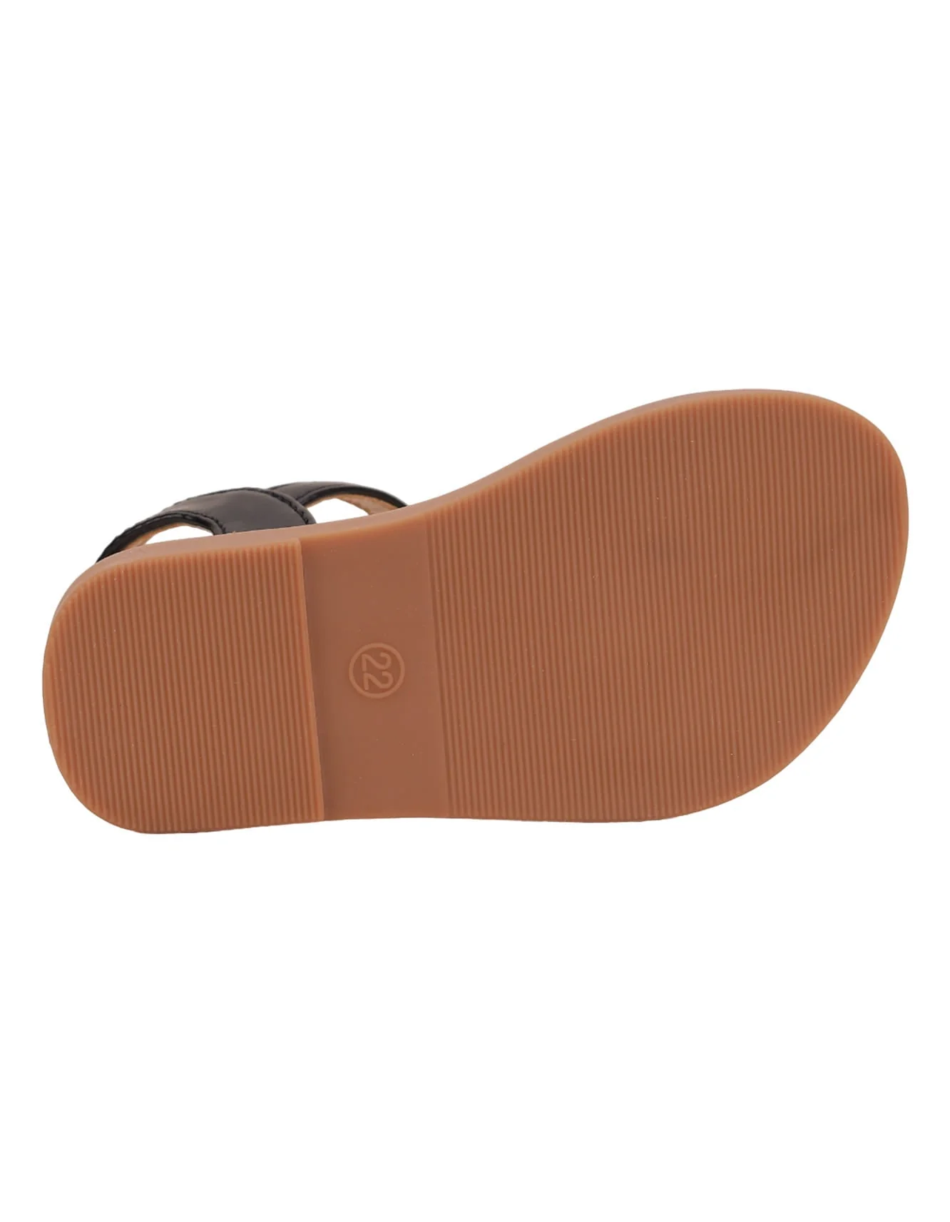 Sandal Black with Diamontee Top Strap for Girls - Infant - Image 5