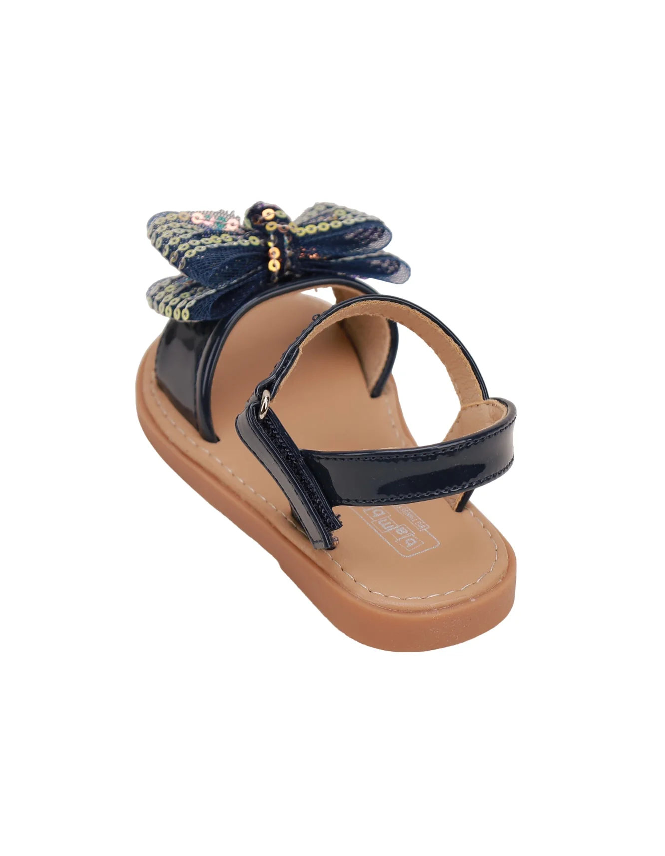 Sandal Navy Blue with Bow for Girls - Kids - Image 4