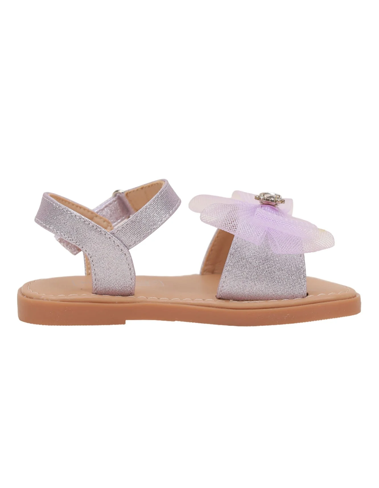 Sandal Purple with Bow for Girls - Infant - Image 3