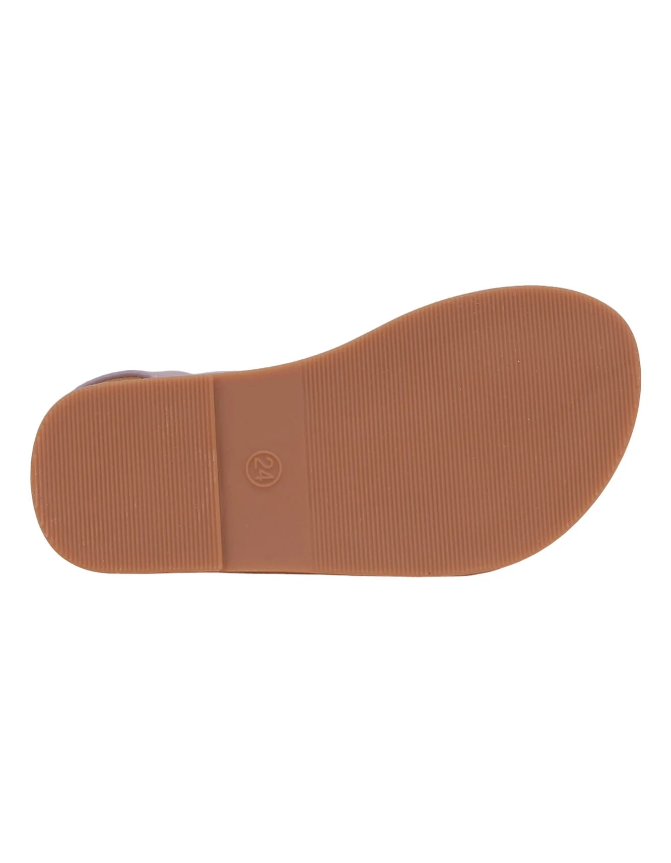 Sandal Purple with Diamontee Top Strap for Girls - Infant - Image 5