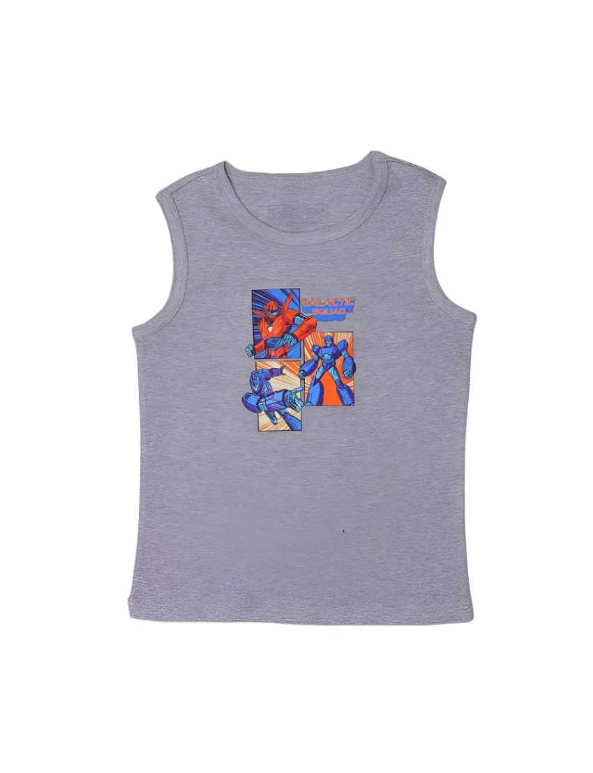 Zubaida's Sando Gray for Boys - Galactic Squad