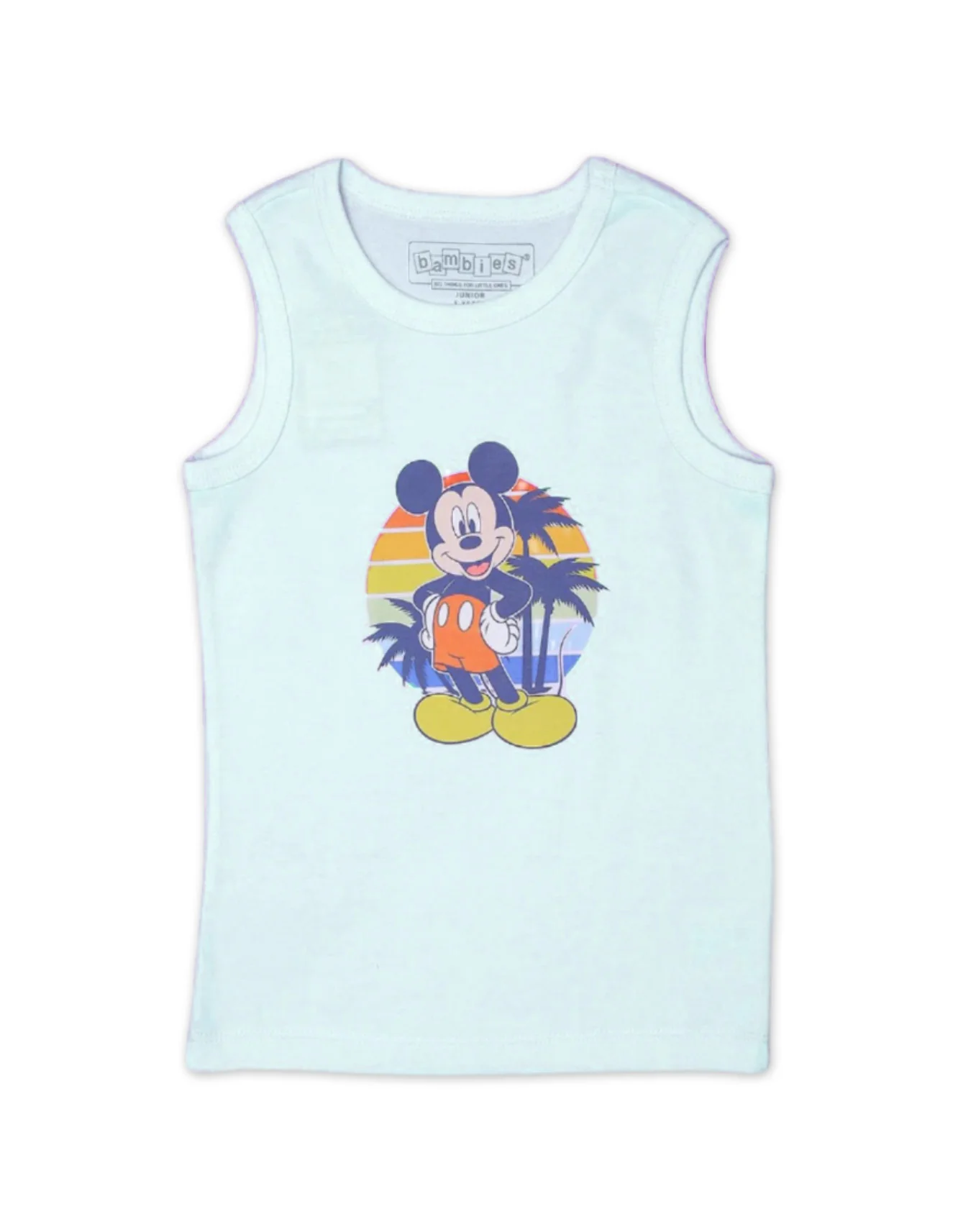 Zubaida's Sando Soft Mint for Girls - Mickey