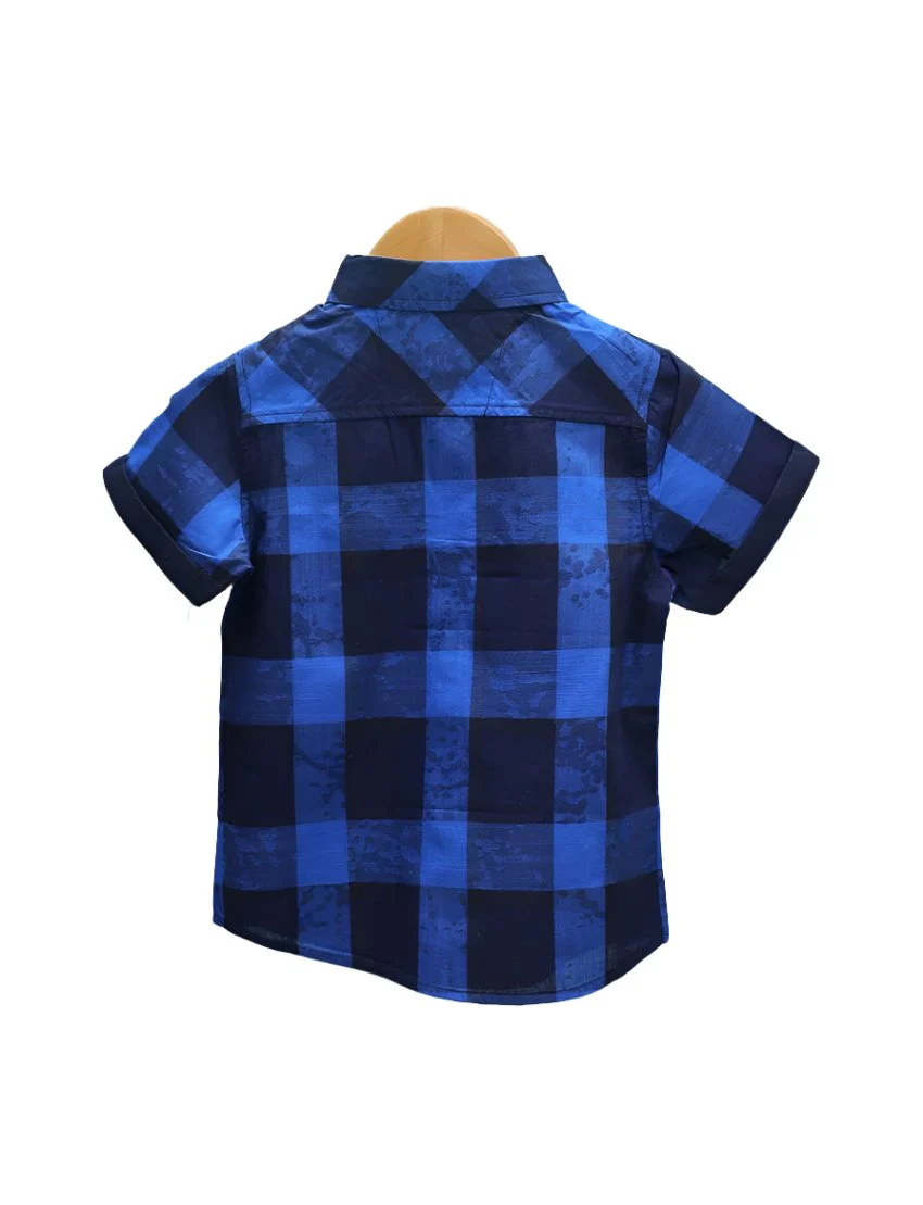 Zubaida's Shirt Checkered Half Seleeves - Image 2