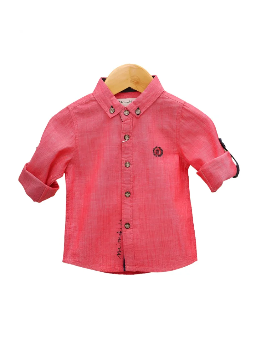 Zubaida's Shirt Plain Shirts for Boys - Image 3