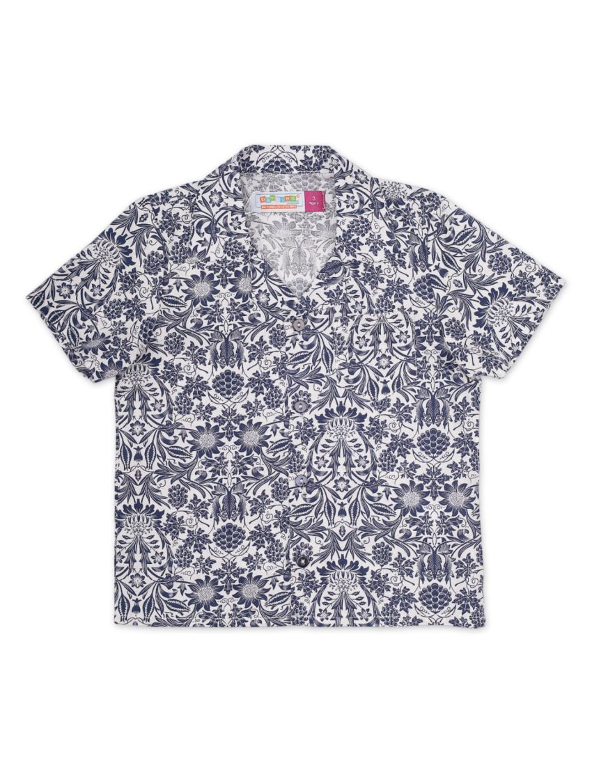 Zubaida's Shirt Plain Tee for Boys - Floral Theme - Image 3