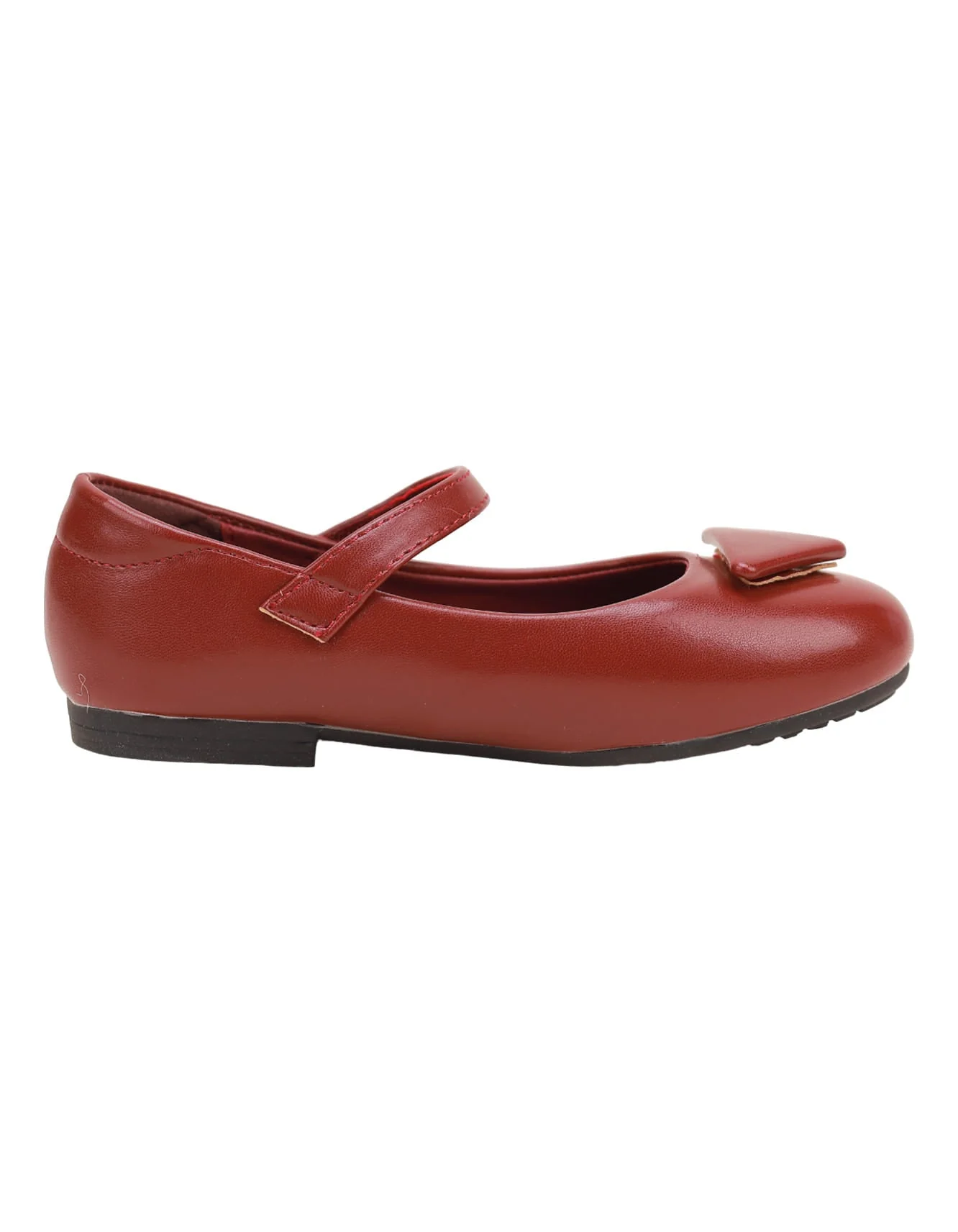 Shoes Brown with Triangle Motif for Girls - Toddler - Image 4