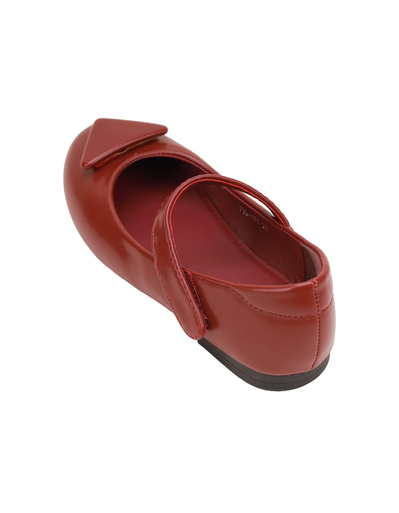 Shoes Brown with Triangle Motif for Girls - Toddler - Image 5