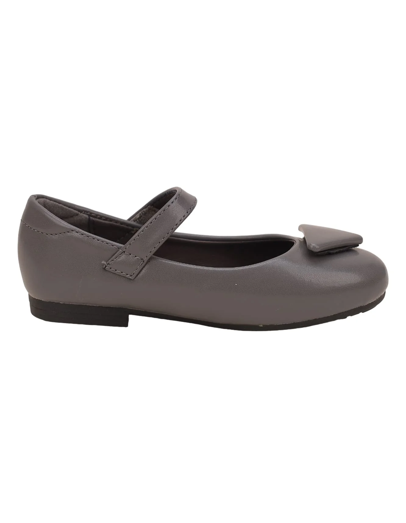 Shoes Gray with Triangle Motif for Girls - Kids - Image 4