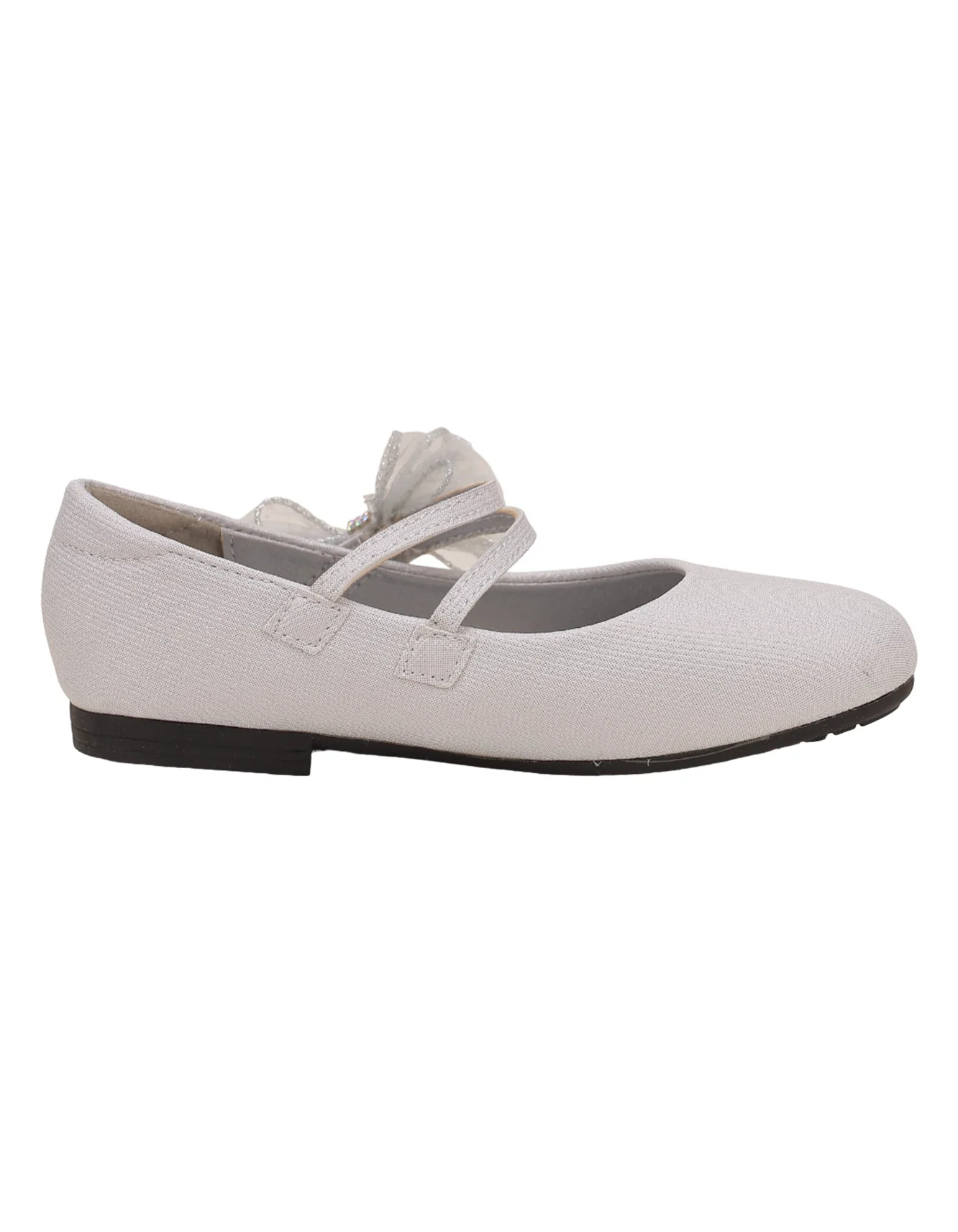 Shoes Light Gray Bow Theme for Girls - Kids - Image 4