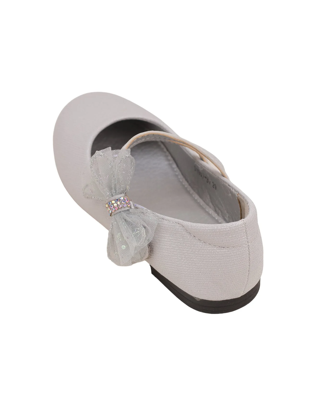 Shoes Light Gray Bow Theme for Girls - Kids - Image 5