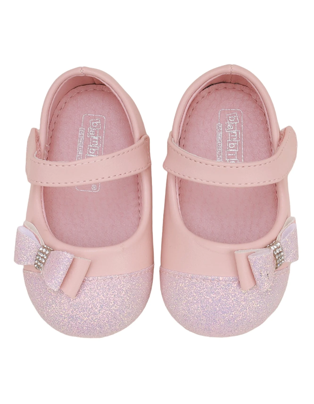 Shoes Light Pink with Bow for Girls - Infant - Image 2
