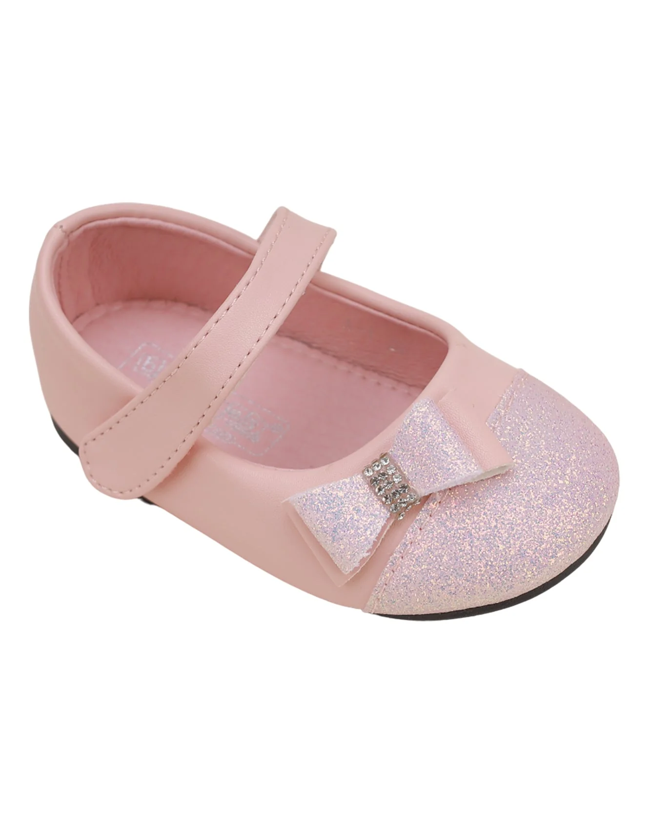 Shoes Light Pink with Bow for Girls - Infant - Image 3