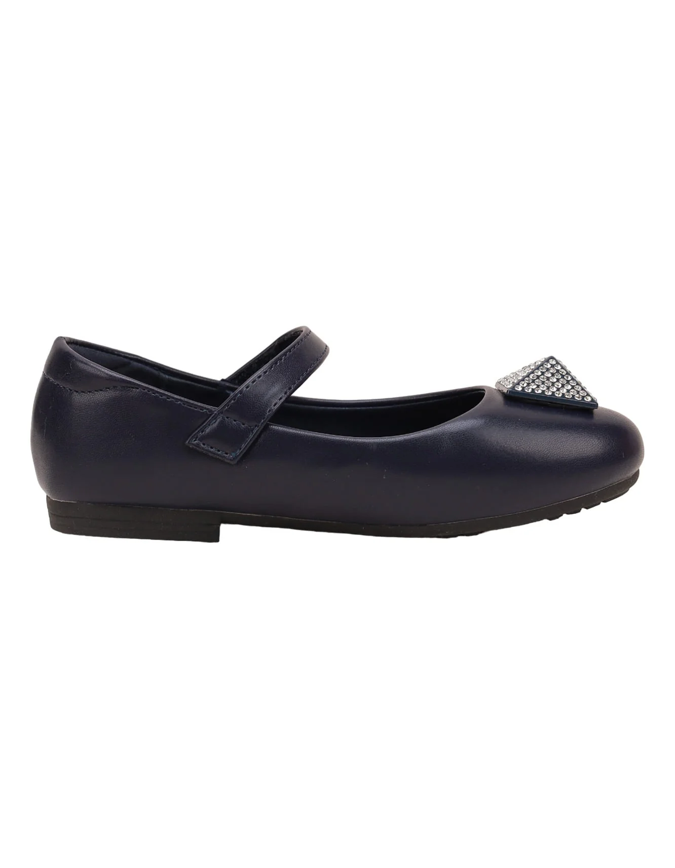 Shoes Navy Blue with Diamontee Motif - Kids - Image 4