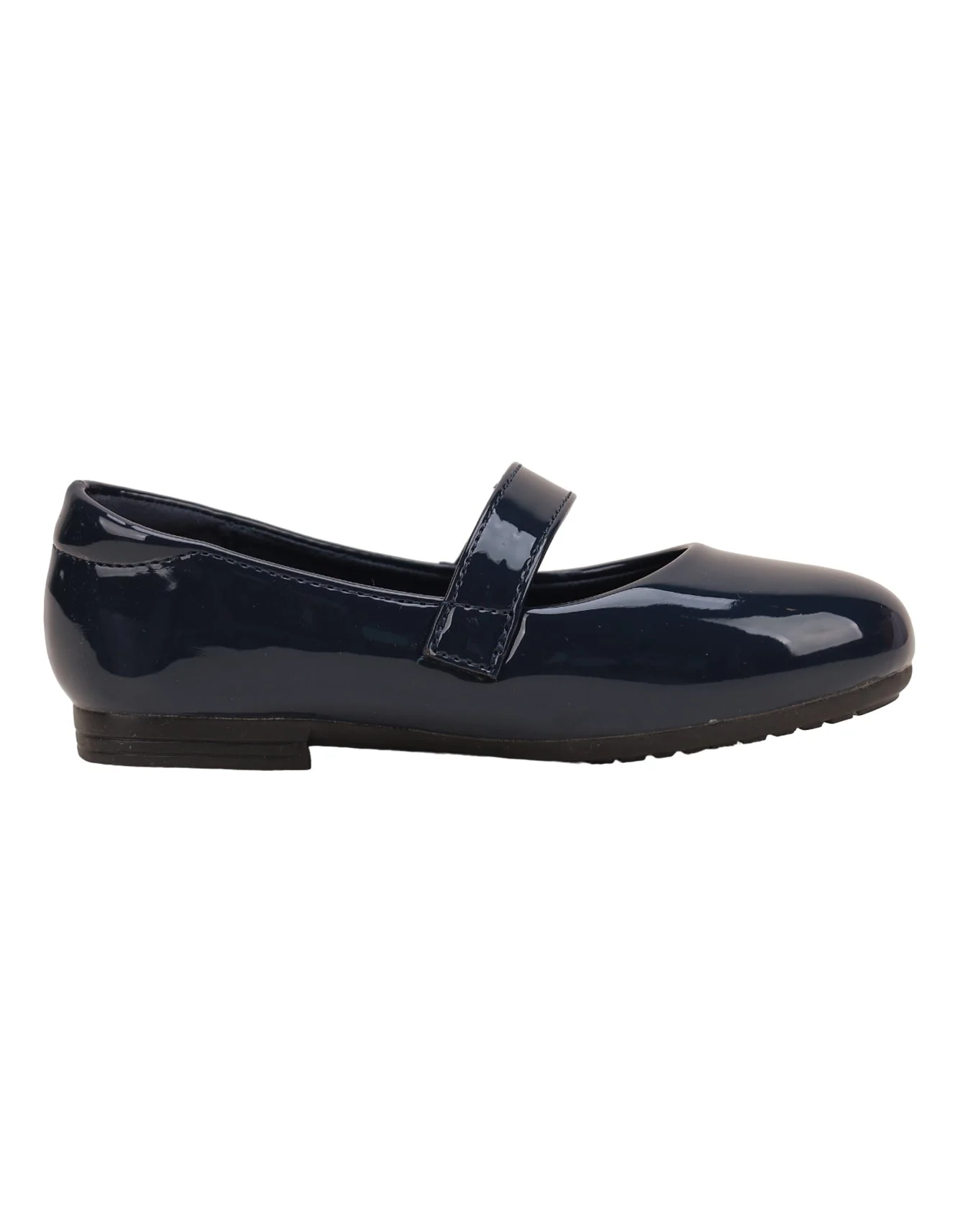 Shoes Shiny Navy Blue with Strap - Toddler - Image 4