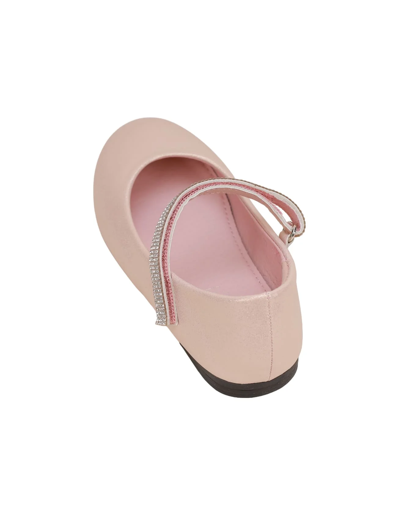 Shoes Shiny Pink with Diamontee Straps for Girls - Toddler - Image 5